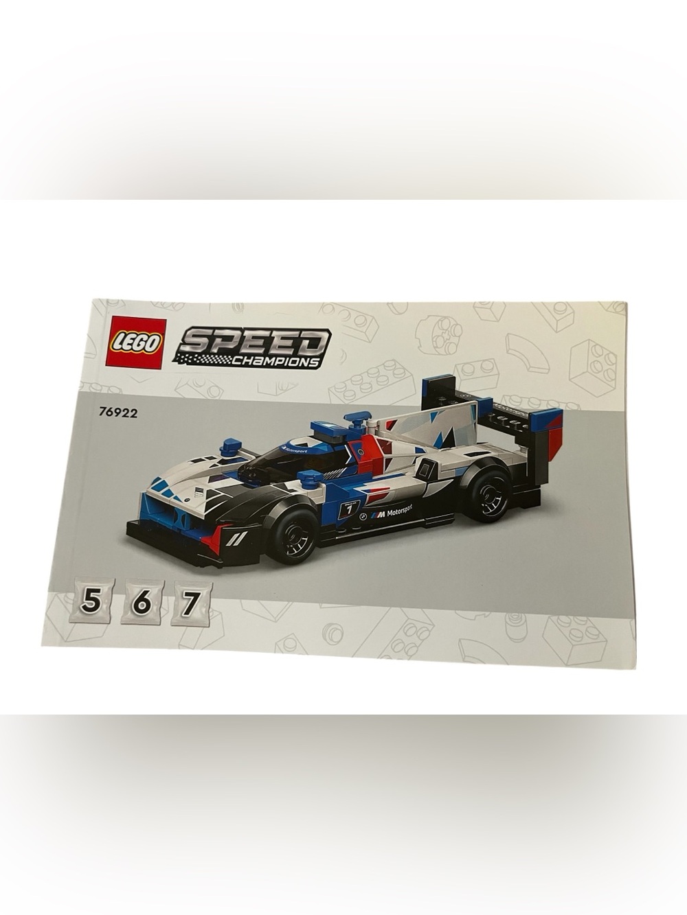 Lego Speed Champions Motorsport Race Car - New - Ready to build